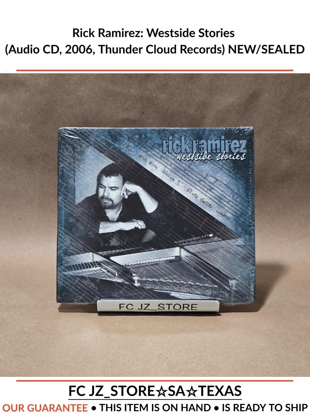 Rick Ramirez: Westside Stories (Audio CD, 2006, Thunder Cloud Records)NEW/SEALED